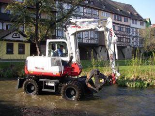 Takeuchi TB 175 W excavator specs & dimensions (2005 - 2012