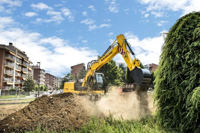 New Holland WE170B pro excavator specs (2013 - 2015