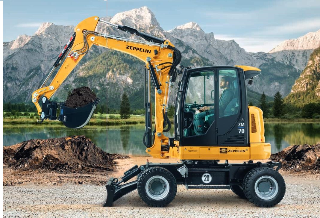 Zeppelin ZM70 excavator specs (2018 - 2020) | Diggers