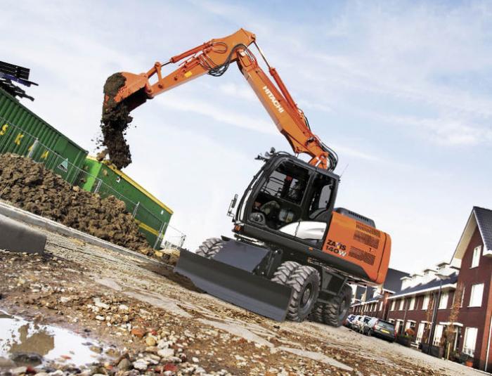 Hitachi ZX 140 W 5 excavator specs (2013 - 2016) | Diggers