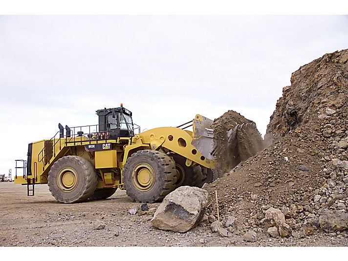 Caterpillar 993K Wheel Loader Specs & Dimensions (2012