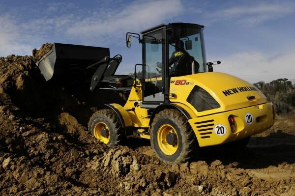 New Holland W80C HS Compact Wheel Loader From: New Holland 