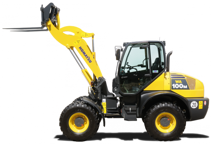 Komatsu WA100M-6 Wheel Loader Specs & Dimensions (2008 - 2016