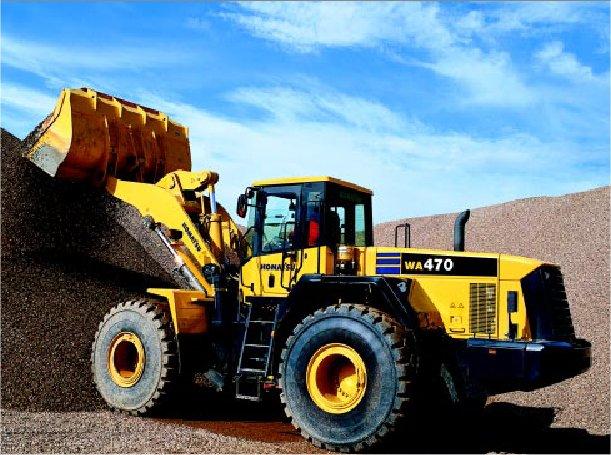 Komatsu WA470-1 Wheel Loader Specs & Dimensions (1987 - 1994