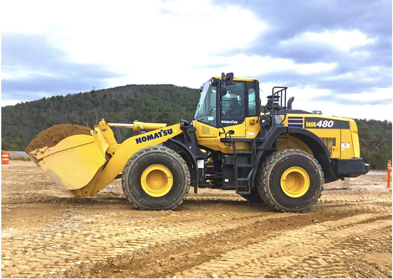 Komatsu WA480-8E0 Wheel Loader Specs & Dimensions (2017