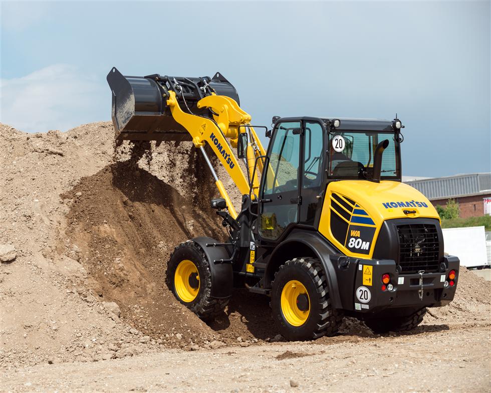 Komatsu WA80M-7 Wheel Loader Specs & Dimensions (2020 - 2024