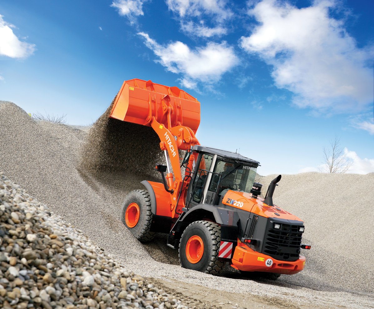 HITACHI ZW220 建設機械モデル ZW220&ZX200 : Hitachi Construction Marchinery