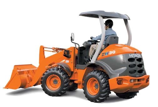 Hitachi ZW30 Wheel Loader Specs & Dimensions (2017 - 2025