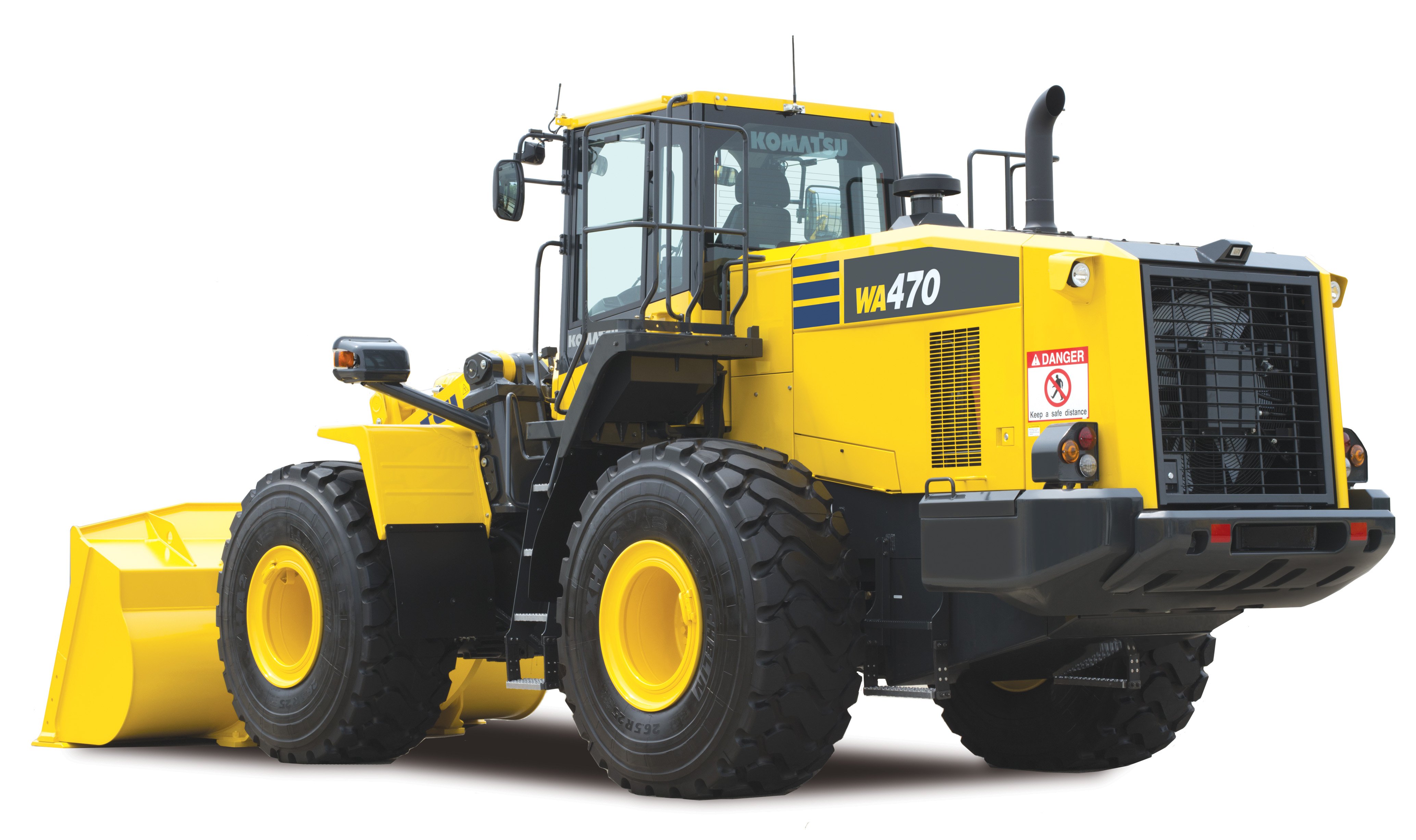 Komatsu WA470-7 Wheel Loader Specs & Dimensions (2013 - 2016