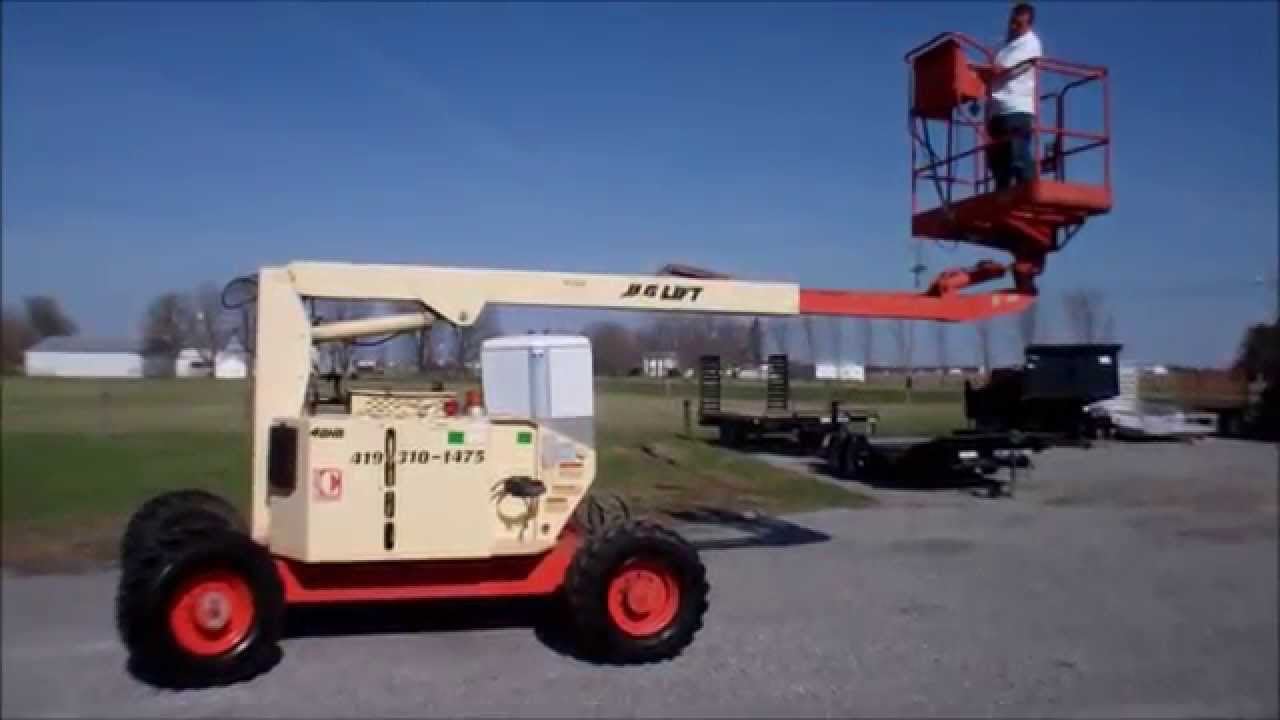 JLG 40 HA Specs (1990 1998) Wheeled articulated work platforms