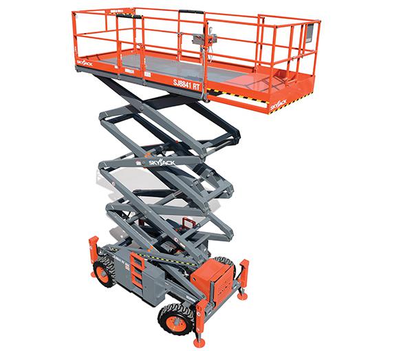 Skyjack SJ8841 RT Specs (2019 2019) Wheeled scissor lifts LECTURA